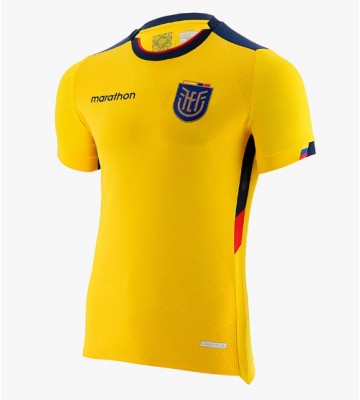 Ecuador Replica Home Stadium Shirt World Cup 2022 Short Sleeve